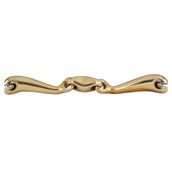 BR Mors de Filet Soft Contact Double Brisure Incurvé 16mm BR Mors de Filet Soft Contact Double Brisure Incurvé 16mm