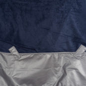 EQUITHÈME Couverture d'Extérieur Tyrex 600 D Fleece 0g Polaire Bleu Marine/Gris EQUITHÈME Couverture d'Extérieur Tyrex 600 D Fleece 0g Polaire Bleu Marine/Gris