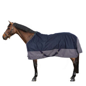 EQUITHÈME Couverture Imperméable Tyrex 600D 50g Marine/Gris Dots EQUITHÈME Couverture Imperméable Tyrex 600D 50g Marine/Gris Dots