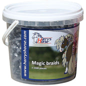 Harry's Horse Petits Élastiques Magic Braids Pot Argent Harry's Horse Petits Élastiques Magic Braids Pot Argent