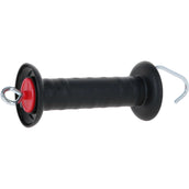 Ako Poignée de Portail Filet/Corde avec Crochet Ouvert Noir Ako Poignée de Portail Filet/Corde avec Crochet Ouvert Noir