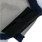 Amigo Fly Mask Argent/Bleu Marine Amigo Fly Mask Argent/Bleu Marine