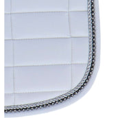 BR Tapis de Selle Glamour Chic Dressage Blanc BR Tapis de Selle Glamour Chic Dressage Blanc