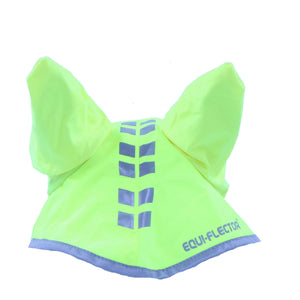 Equi-Flector by Shires Bonnet Anti-Mouches Réfléchissant Fluor Jaune Equi-Flector by Shires Bonnet Anti-Mouches Réfléchissant Fluor Jaune