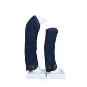 EQUITHÈME Guêtres de Transport 1200D Marine bleu/Bordeaux/blanc EQUITHÈME Guêtres de Transport 1200D Marine bleu/Bordeaux/blanc