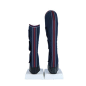 EQUITHÈME Guêtres de Transport 1200D Marine bleu/Bordeaux/blanc EQUITHÈME Guêtres de Transport 1200D Marine bleu/Bordeaux/blanc
