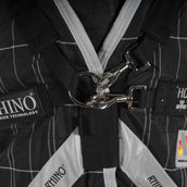Rhino Wug Turnout Heavy Varilayer 450g Noir/Gris/Blanc à carreaux et Gris Rhino Wug Turnout Heavy Varilayer 450g Noir/Gris/Blanc à carreaux et Gris