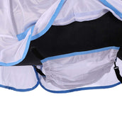 Riding World Couverture Anti-Mouches Combo Blanc/Bleu Riding World Couverture Anti-Mouches Combo Blanc/Bleu