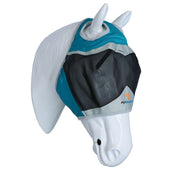 Shires Masque Anti-Mouches Filet Fin avec Découpe D'oreille Teal Shires Masque Anti-Mouches Filet Fin avec Découpe D'oreille Teal