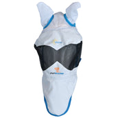 Shires Masque Anti-Mouches avec Oreilles & Muse Ultra Pro Blanc Shires Masque Anti-Mouches avec Oreilles & Muse Ultra Pro Blanc