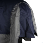 EQUITHÈME Turnout Rug Tyrec avec Rabat Ventral 600D 0g Marine/Gris Dots EQUITHÈME Turnout Rug Tyrec avec Rabat Ventral 600D 0g Marine/Gris Dots