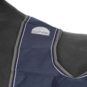 EQUITHÈME Couvre-reins Tyrex Polycotton 600D Noir/Bleu EQUITHÈME Couvre-reins Tyrex Polycotton 600D Noir/Bleu