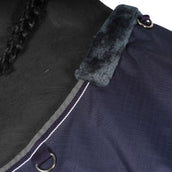 EQUITHÈME Turnout Rug Tyrex 600D 300g Marine/Gris Dots EQUITHÈME Turnout Rug Tyrex 600D 300g Marine/Gris Dots