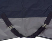 EQUITHÈME Turnout Rug Tyrex 600D 300g Marine/Gris Dots EQUITHÈME Turnout Rug Tyrex 600D 300g Marine/Gris Dots