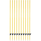 Agradi Power Piquet fibre de verre 10 Pièces Jaune Agradi Power Piquet fibre de verre 10 Pièces Jaune