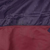 EQUITHÈME Couverture d'Extérieur Tyrex 1200D 150g avec Demi Cou Marine/Bordeaux EQUITHÈME Couverture d'Extérieur Tyrex 1200D 150g avec Demi Cou Marine/Bordeaux