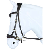 F.R.A. Bridon sans Mors Aruba Side Pull Rênes en Cuir Souple Marron F.R.A. Bridon sans Mors Aruba Side Pull Rênes en Cuir Souple Marron
