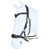 F.R.A. Bridon sans Mors Aruba Side Pull Rênes en Cuir Souple Marron F.R.A. Bridon sans Mors Aruba Side Pull Rênes en Cuir Souple Marron