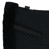 F.R.A. Tapis de Selle De Luxe Dressage Fourrure Complète Noir F.R.A. Tapis de Selle De Luxe Dressage Fourrure Complète Noir