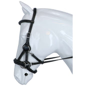 F.R.A. Bridon sans Mors Flandy Side Pull Rênes en Cuir avec Grip de Caoutchouc Noir F.R.A. Bridon sans Mors Flandy Side Pull Rênes en Cuir avec Grip de Caoutchouc Noir