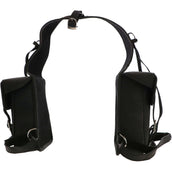F.R.A. Sacoche Double de Selle Ico Cuir Noir F.R.A. Sacoche Double de Selle Ico Cuir Noir
