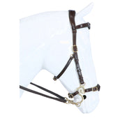 F.R.A. Hackamore Imperial Rênes en Cuir Souple Havane F.R.A. Hackamore Imperial Rênes en Cuir Souple Havane