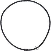 F.R.A. Cordelette Kripton Cordeo Cuir Tressé Autour Noir F.R.A. Cordelette Kripton Cordeo Cuir Tressé Autour Noir