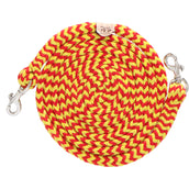 F.R.A. Rênes Madora Coton Tressé Rouge/Jaune F.R.A. Rênes Madora Coton Tressé Rouge/Jaune