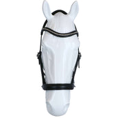 F.R.A. Bridon sans Mors Rebecca Side Pull Rênes en Cuir Souple Noir F.R.A. Bridon sans Mors Rebecca Side Pull Rênes en Cuir Souple Noir