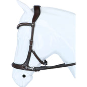 F.R.A. Bridon sans Mors Rebecca Side Pull Rênes en Cuir Souple Havane F.R.A. Bridon sans Mors Rebecca Side Pull Rênes en Cuir Souple Havane