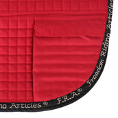 F.R.A. Chabraque Unica avec Poshes pour Selle Pieds nus Rouge F.R.A. Chabraque Unica avec Poshes pour Selle Pieds nus Rouge