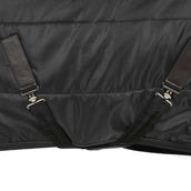 EQUITHÈME Couverture d'Écurie Teddy 200g Noir/Beige EQUITHÈME Couverture d'Écurie Teddy 200g Noir/Beige