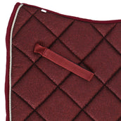 HB Tapis de Selle Sparkling Glitter Dressage Bordeaux HB Tapis de Selle Sparkling Glitter Dressage Bordeaux