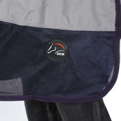 HKM Couverture Anti-Mouches Rain Bleu Foncé/Gris HKM Couverture Anti-Mouches Rain Bleu Foncé/Gris