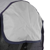 HKM Couverture Anti-Mouches Rain Bleu Foncé/Gris HKM Couverture Anti-Mouches Rain Bleu Foncé/Gris