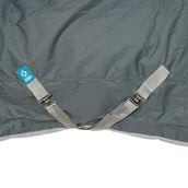 EQUITHÈME Couverture Imperméable Tyrex 600D Recyclé 0g Vert EQUITHÈME Couverture Imperméable Tyrex 600D Recyclé 0g Vert
