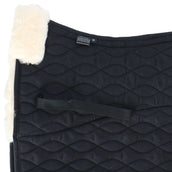 Waldhausen Tapis de Selle Mailand Peau d'Agneau Dressage Noir Waldhausen Tapis de Selle Mailand Peau d'Agneau Dressage Noir