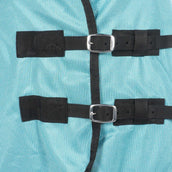 HKM Couverture Anti-Mouches Aqua avec Couvre-cou Aqua HKM Couverture Anti-Mouches Aqua avec Couvre-cou Aqua