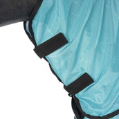 HKM Couverture Anti-Mouches Aqua avec Couvre-cou Aqua HKM Couverture Anti-Mouches Aqua avec Couvre-cou Aqua