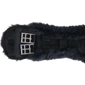 Werner Christ Sangle de Dressage Anatomic avec Fourrure Noir/Anthracite Werner Christ Sangle de Dressage Anatomic avec Fourrure Noir/Anthracite