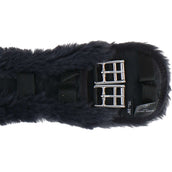 Werner Christ Sangle de Dressage Anatomic avec Fourrure Noir/Anthracite Werner Christ Sangle de Dressage Anatomic avec Fourrure Noir/Anthracite