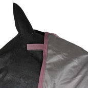 HKM Couverture Anti-Mouches avec Couvre-cou Gris HKM Couverture Anti-Mouches avec Couvre-cou Gris