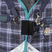 Rhino Plus Turnout Medium Varilayer 250g Navy Check Rhino Plus Turnout Medium Varilayer 250g Navy Check