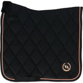 Back on Track Tapis de Selle Haze Dressage Noir/Or Rose Back on Track Tapis de Selle Haze Dressage Noir/Or Rose