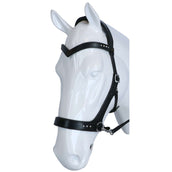 F.R.A. Bride Glory Side-Pull Cuir avec Perles Noir F.R.A. Bride Glory Side-Pull Cuir avec Perles Noir