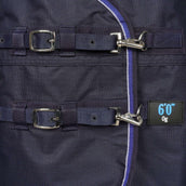 EQUITHÈME Couverture d'Extérieur Classic 1200D 100g Marin EQUITHÈME Couverture d'Extérieur Classic 1200D 100g Marin