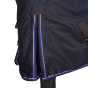 EQUITHÈME Couverture d'Extérieur Classic 1200D 200g Marin EQUITHÈME Couverture d'Extérieur Classic 1200D 200g Marin