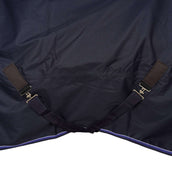 EQUITHÈME Couverture d'Extérieur Classic 1200D 200g Marin EQUITHÈME Couverture d'Extérieur Classic 1200D 200g Marin