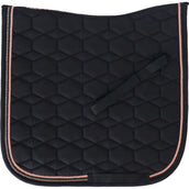 HKM Tapis de Selle Rosegold Glamour Dressage Noir/Or rose HKM Tapis de Selle Rosegold Glamour Dressage Noir/Or rose