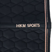 HKM Tapis de Selle Rosegold Glamour Dressage Noir/Or rose HKM Tapis de Selle Rosegold Glamour Dressage Noir/Or rose